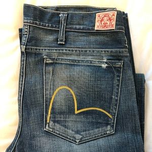 EVISU x VINTAGE DENIM JEANS